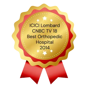 Award of best orthopedic hospital in ahmedabad 2014